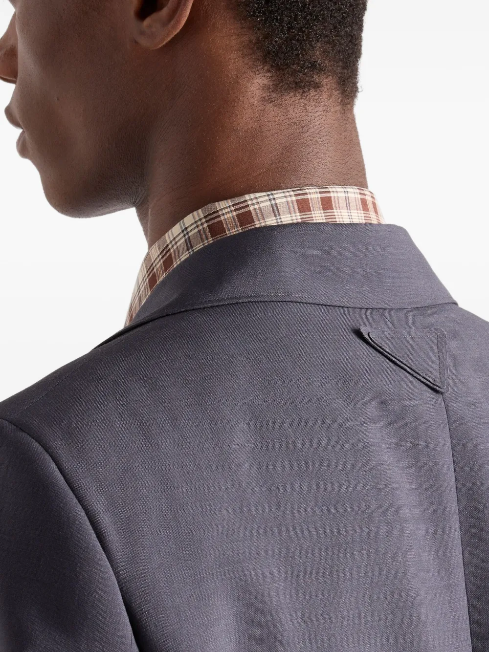 Prada Wollen blazer Grijs