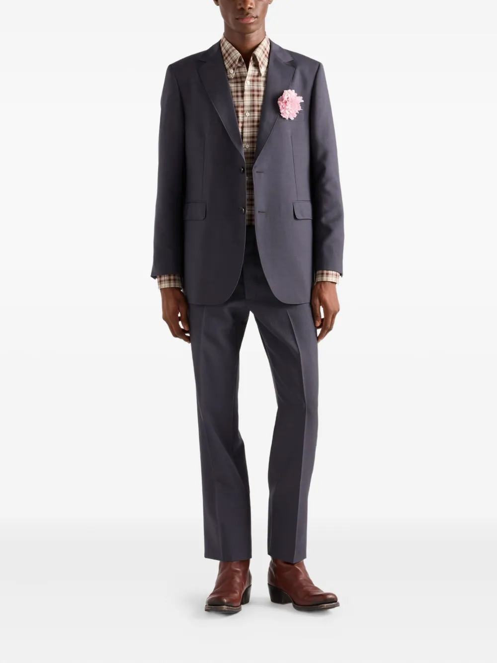 Prada Wollen blazer Grijs