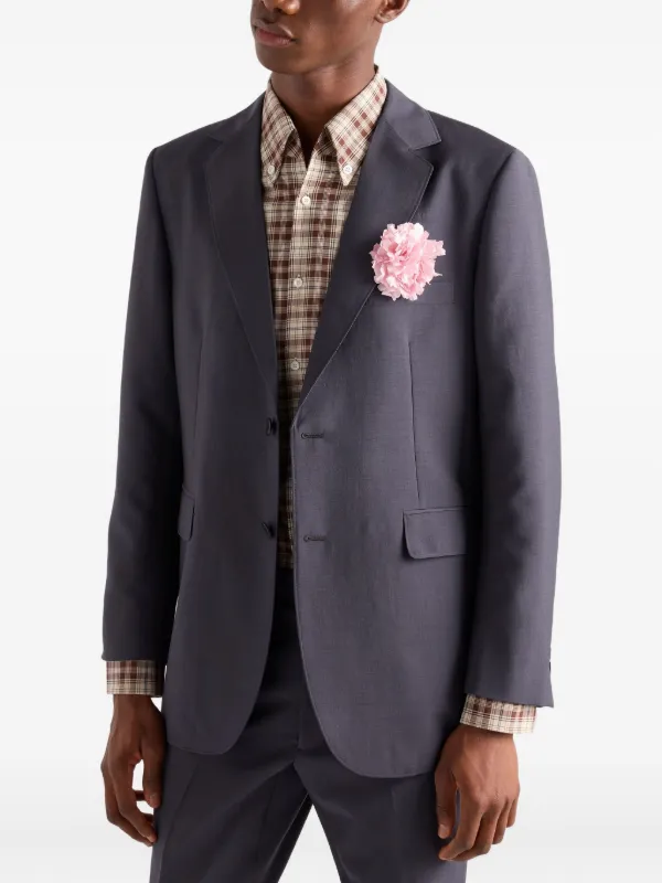 PRADA グレー ウールジャケット グレー ウール ジャケット | PRADA