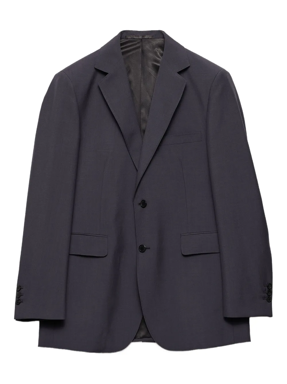 Prada Wollen blazer Grijs
