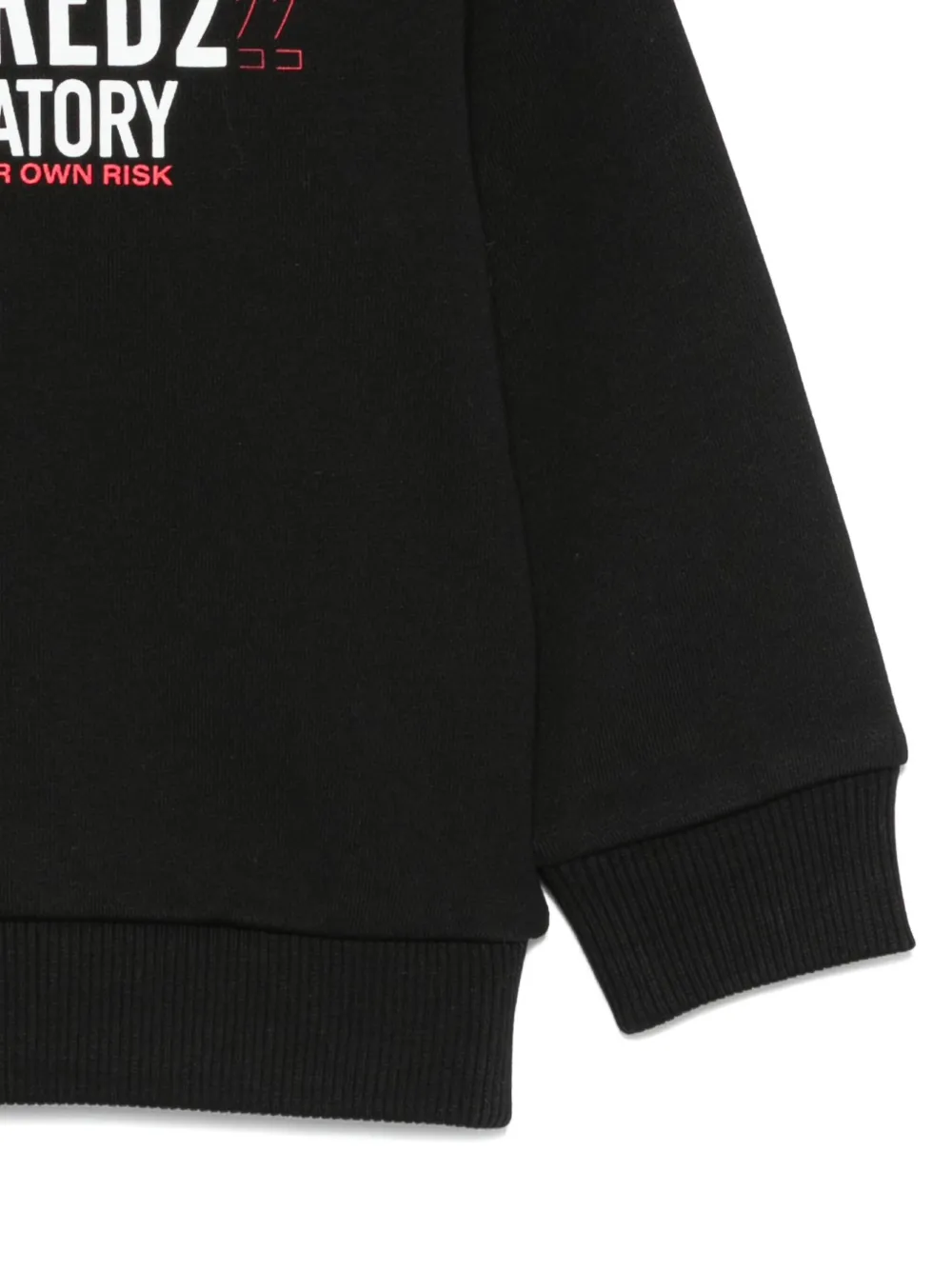 DSQUARED2 KIDS Sweater met logoprint Zwart