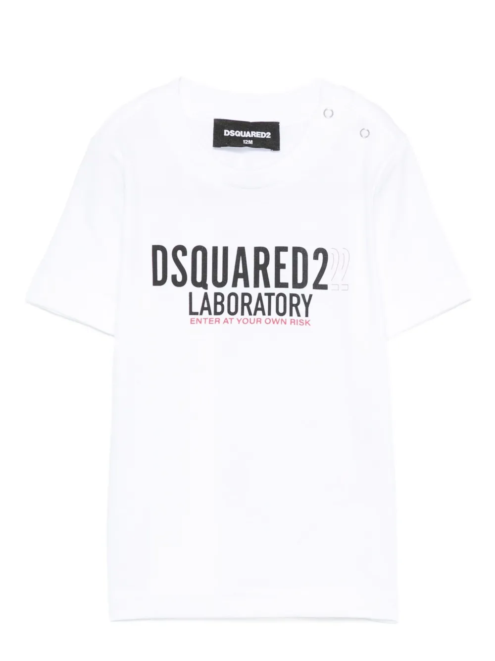 DSQUARED2 KIDS logo-print T-shirt Wit