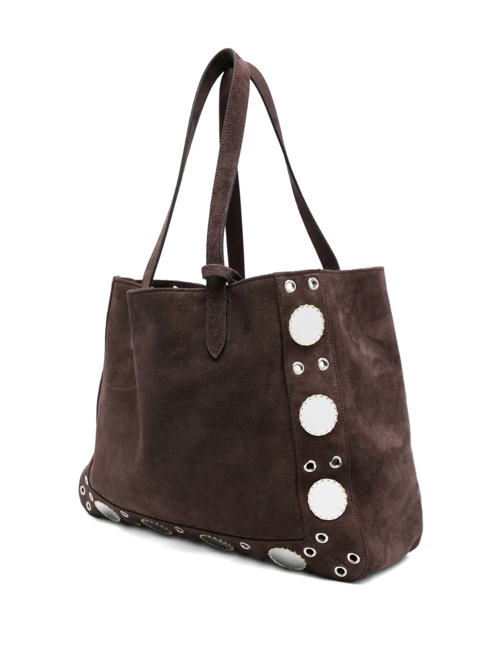 Valentino Garavani Nellcôte suede tote bag Bruin