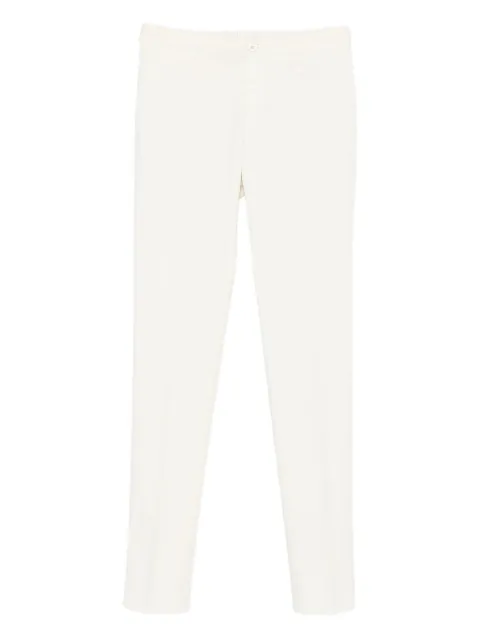 Incotex button-fastening flat-front trousers
