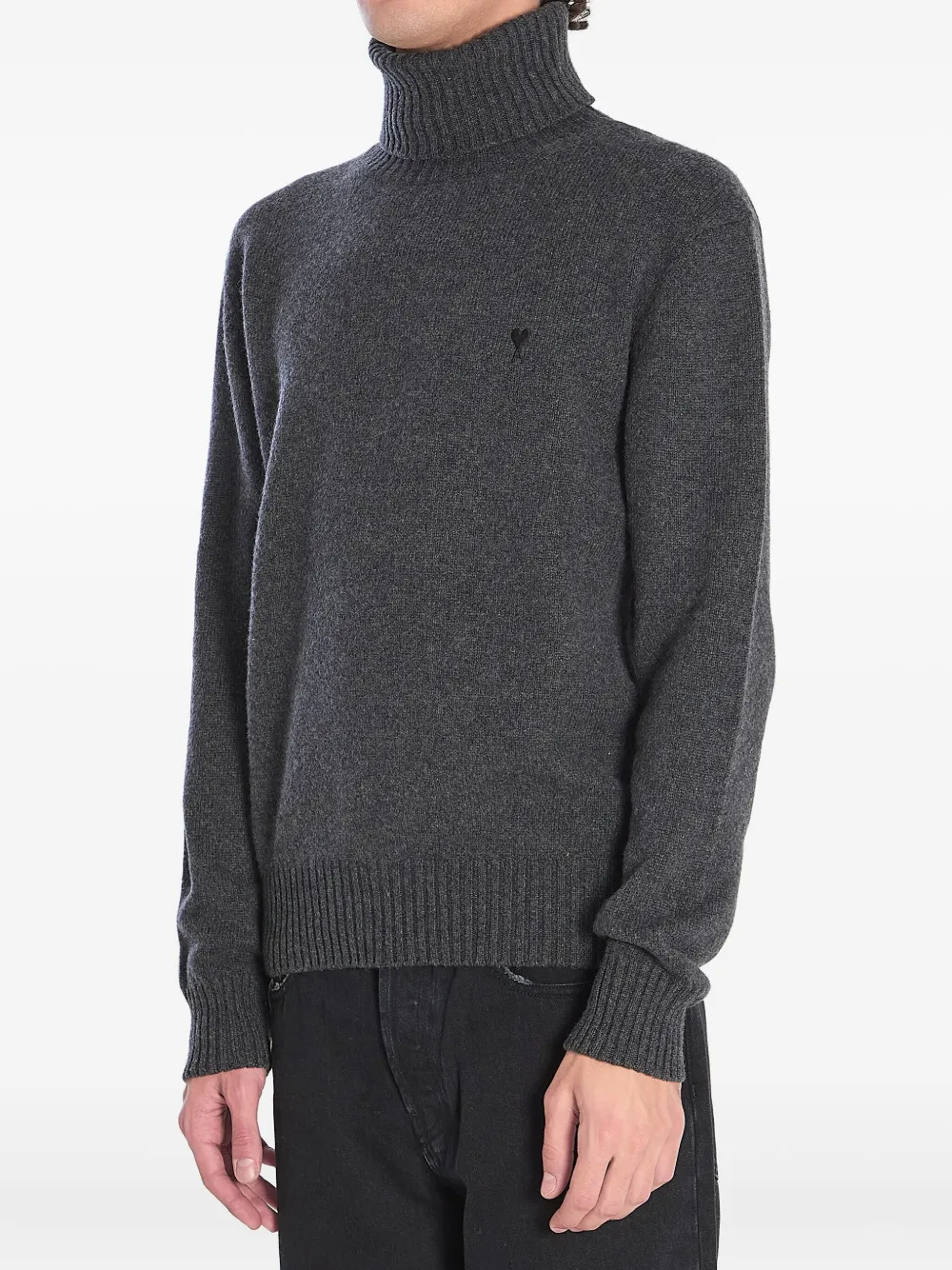 AMI Paris ribbed turtleneck sweater | Sweatshirts | Image 2
