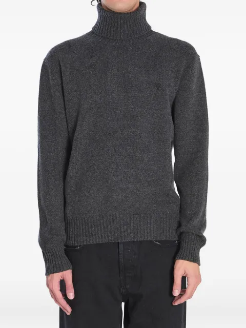 AMI Paris ribbed turtleneck sweater