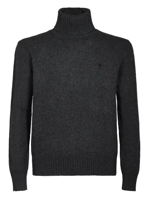 AMI Paris ribbed turtleneck sweater