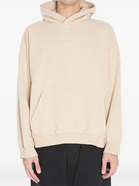 Balenciaga hoodie texturizada con logo bordado