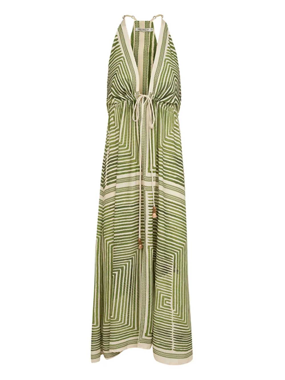 Lenny Niemeyer geometric-print midi dress - グリーン Lenny Niemeyer geometric-print midi dress - グリーン
