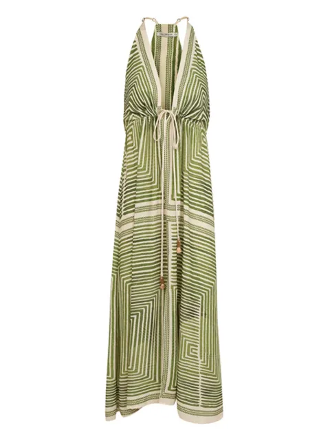 Lenny Niemeyer Vestido midi com estampa geométrica
