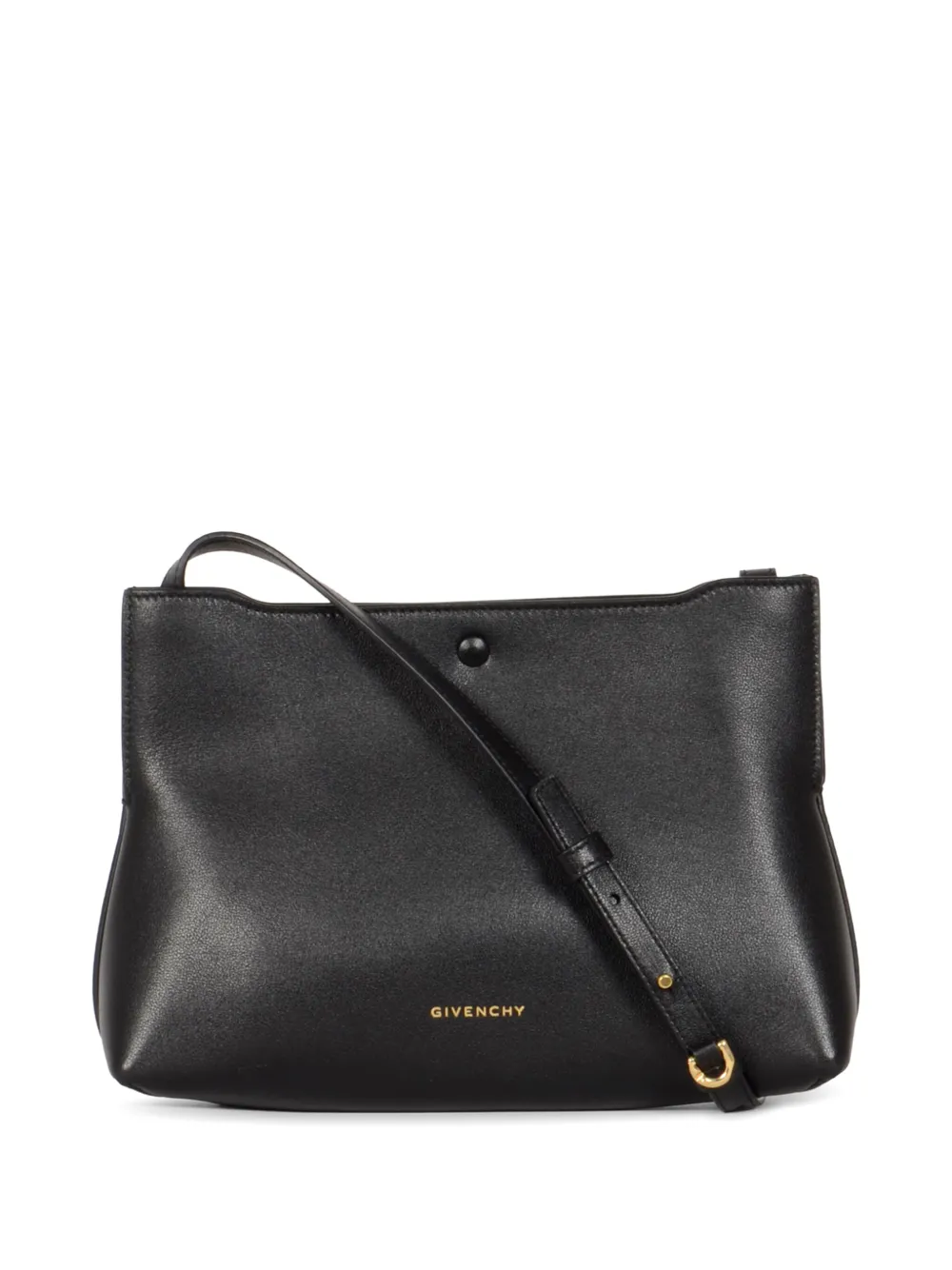 Givenchy logo-lettering shoulder bag Zwart