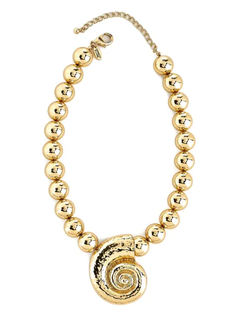 Kenneth Jay Lane seashell bead necklace