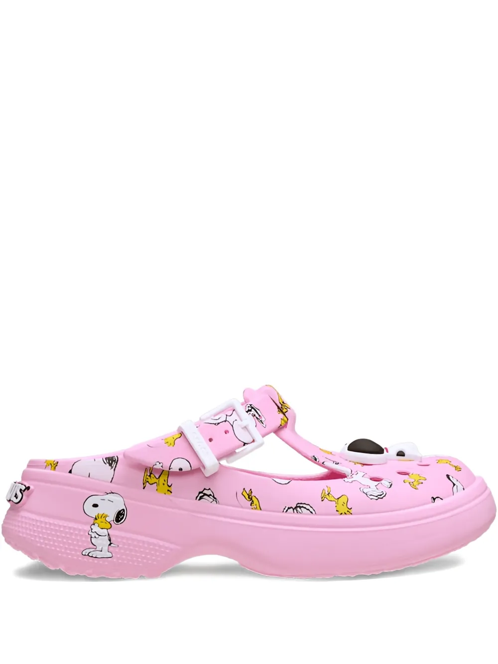 Crocs x Peanuts "Snoopy and Woodstock" clogs Pink