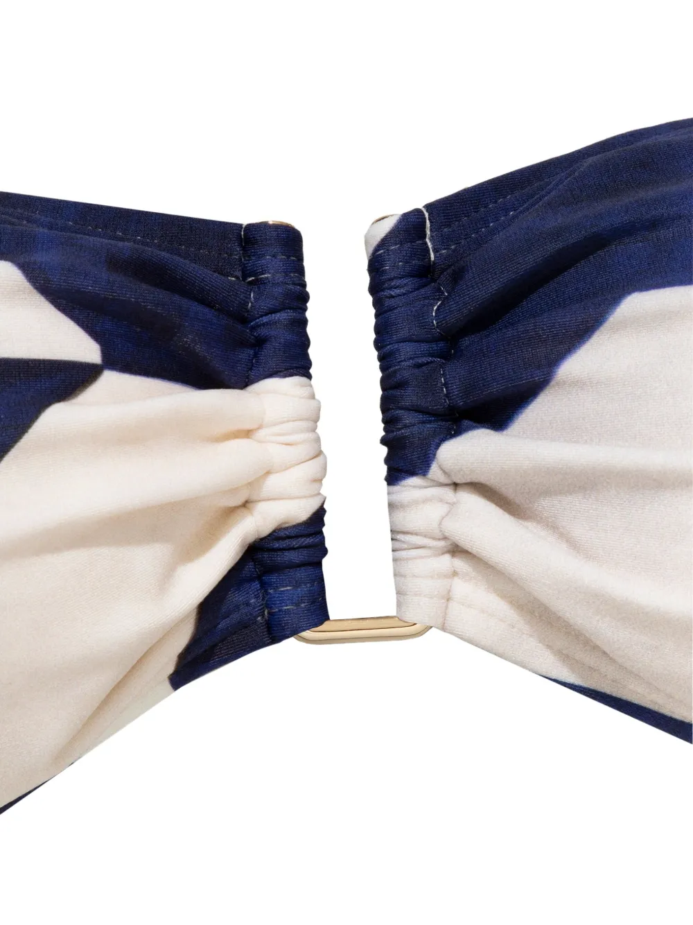 Lenny Niemeyer all over-print bandeau top Wit
