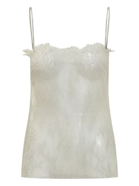 Alberta Ferretti lace-trimmed camisole top