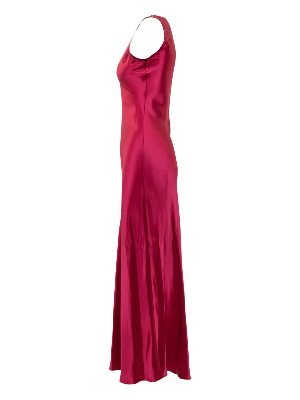 Alberta Ferretti slip midi dress Roze