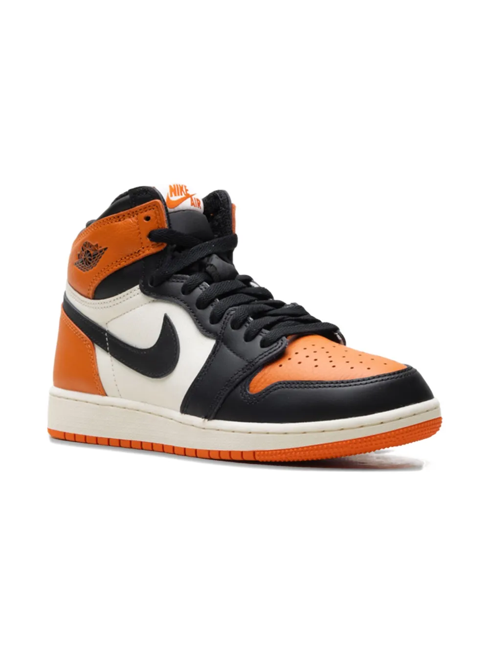 Jordan Kids Air Jordan 1 Retro High OG "Shattered Backboard" sneakers Orange
