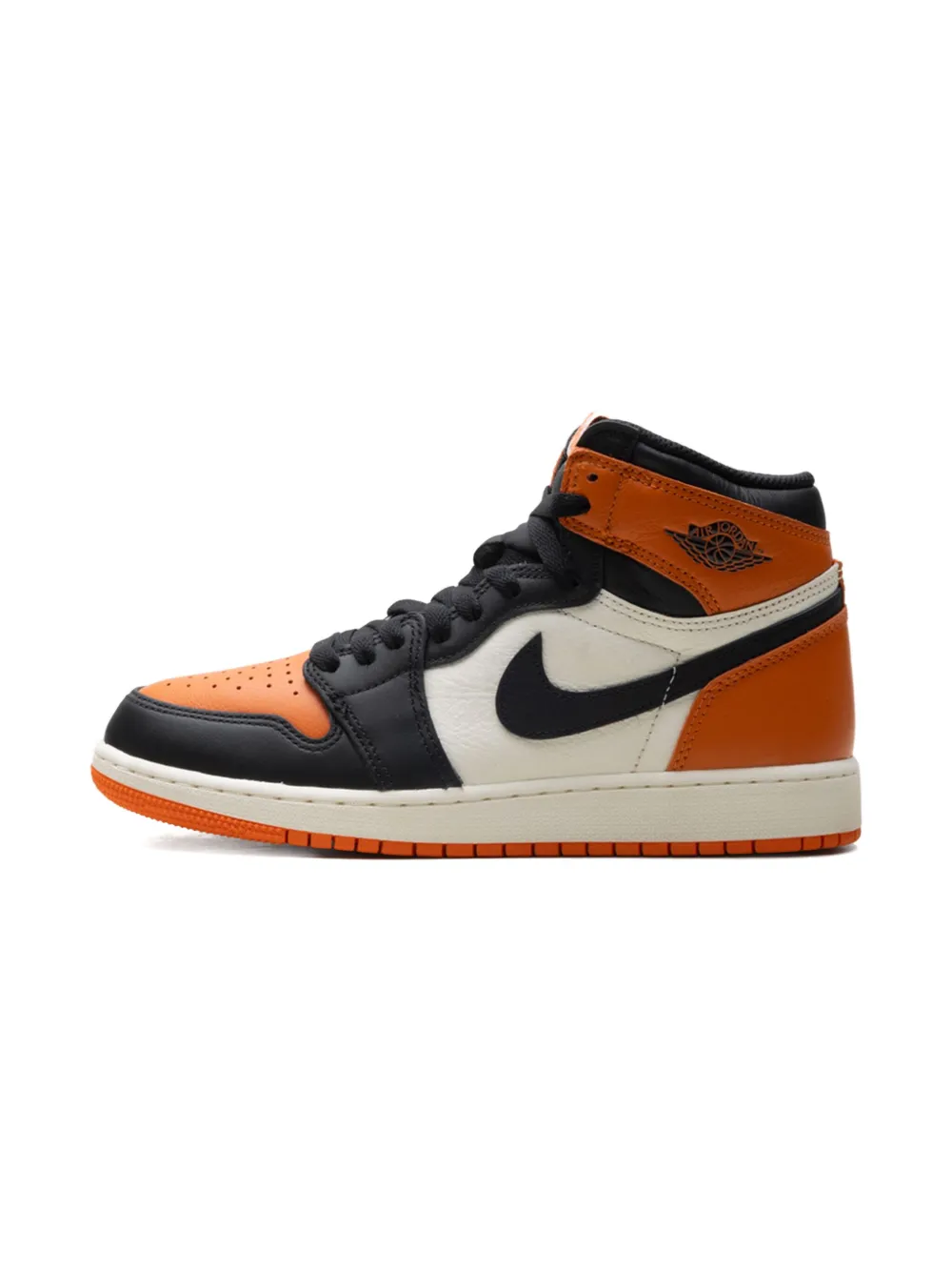 Jordan Kids Air Jordan 1 Retro High OG "Shattered Backboard" sneakers Orange