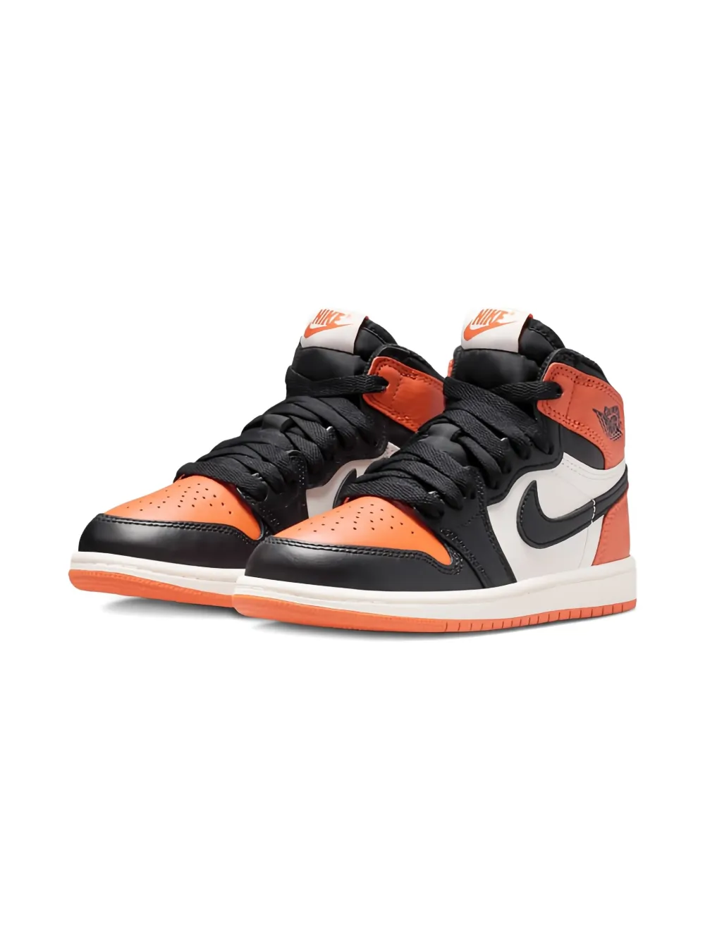 Jordan Kids Air Jordan 1 Retro High OG "Shattered Backboard" sneakers Orange