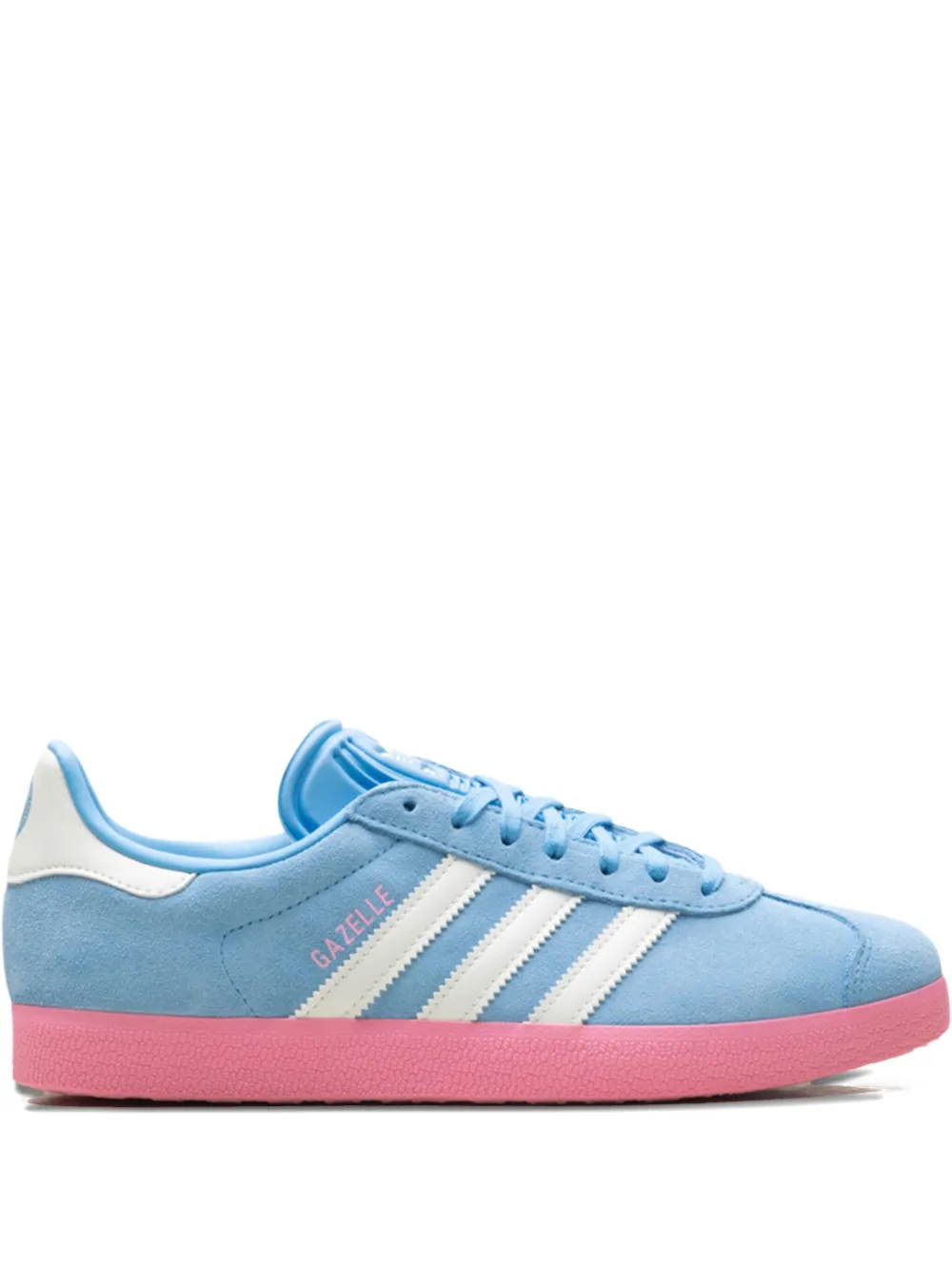 Adidas Gazelle suède sneakers met drie strepen Blauw