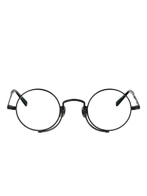 Matsuda round-frame clear glasses