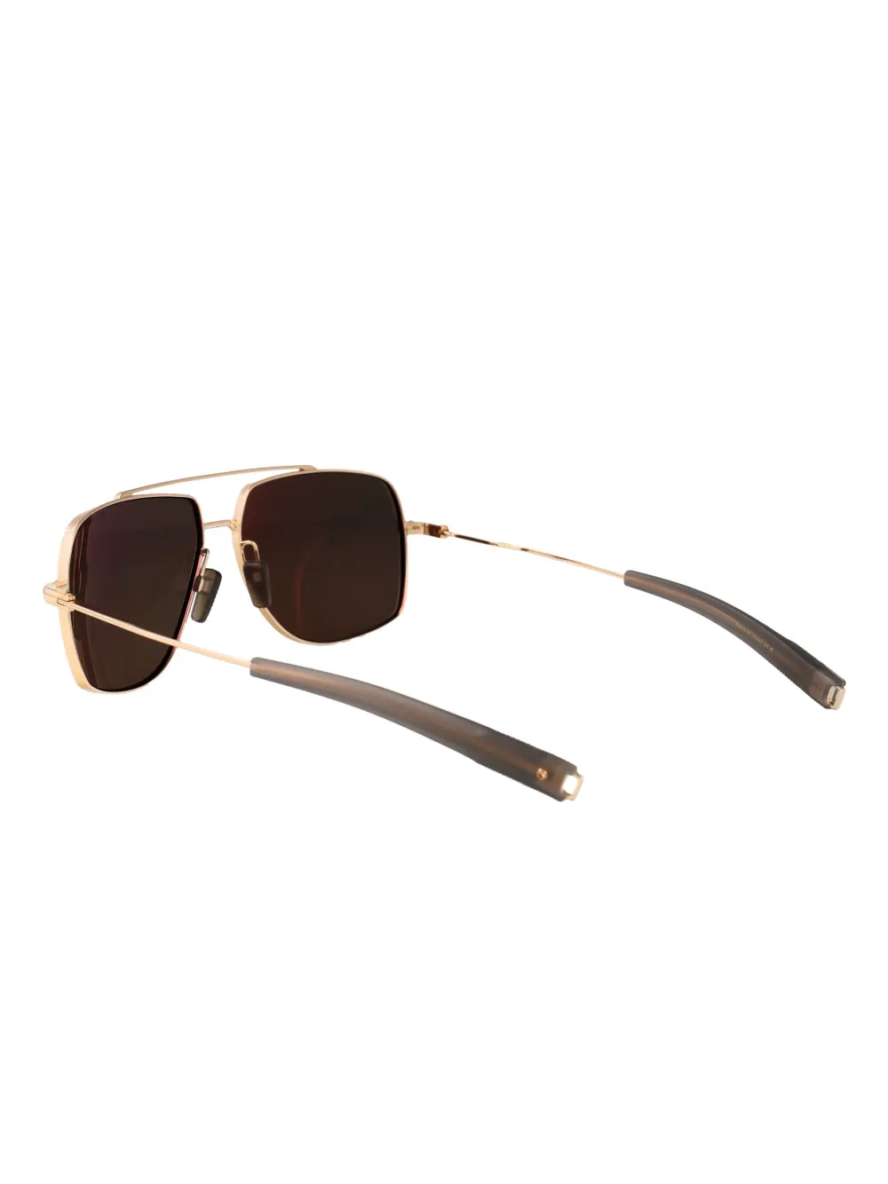 Dita Eyewear Zonnebril met piloten montuur Goud