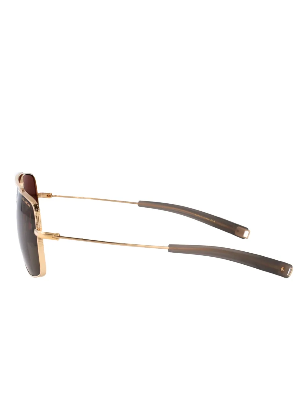 Dita Eyewear Zonnebril met piloten montuur Goud