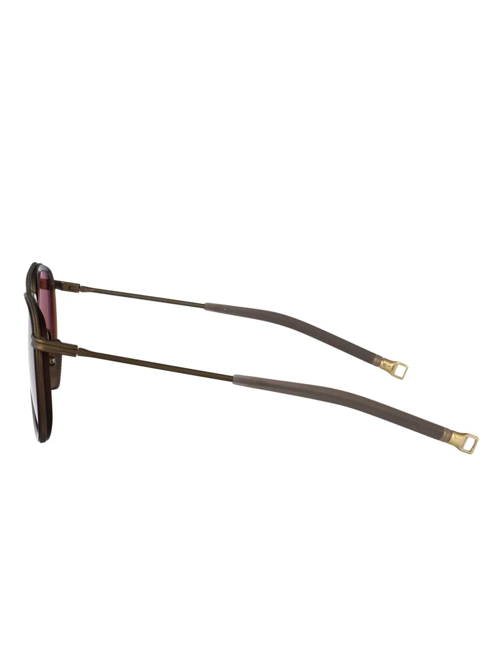 Dita Eyewear Zonnebril met piloten montuur Bruin