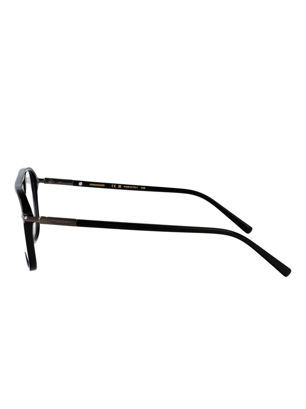 Ferragamo double-bridge glasses 001