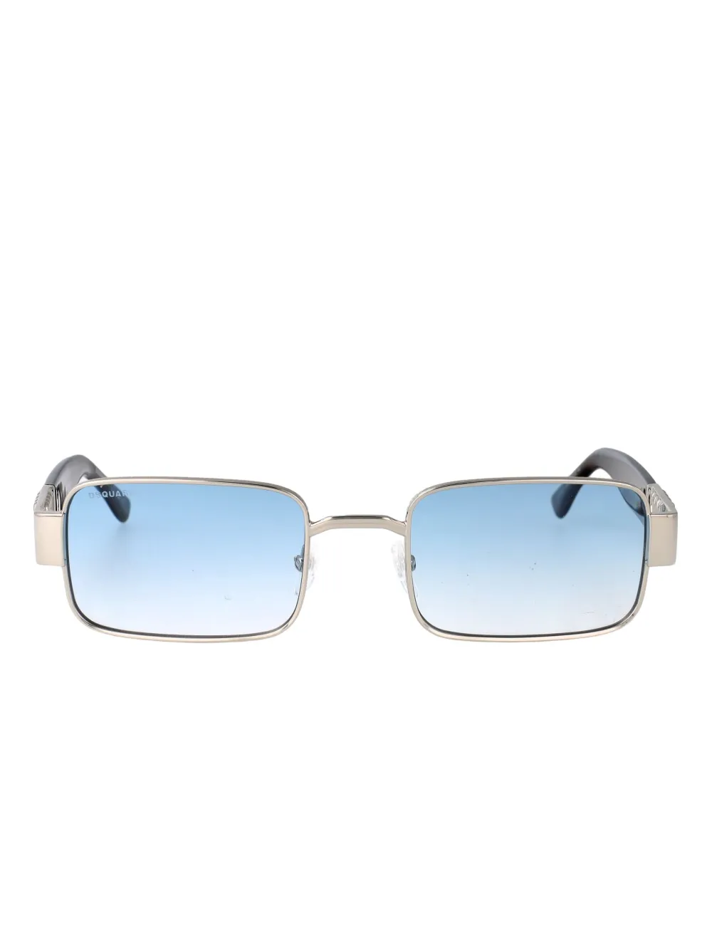 DSQUARED2 EYEWEAR rectangle-frame embellished sunglasses Grijs
