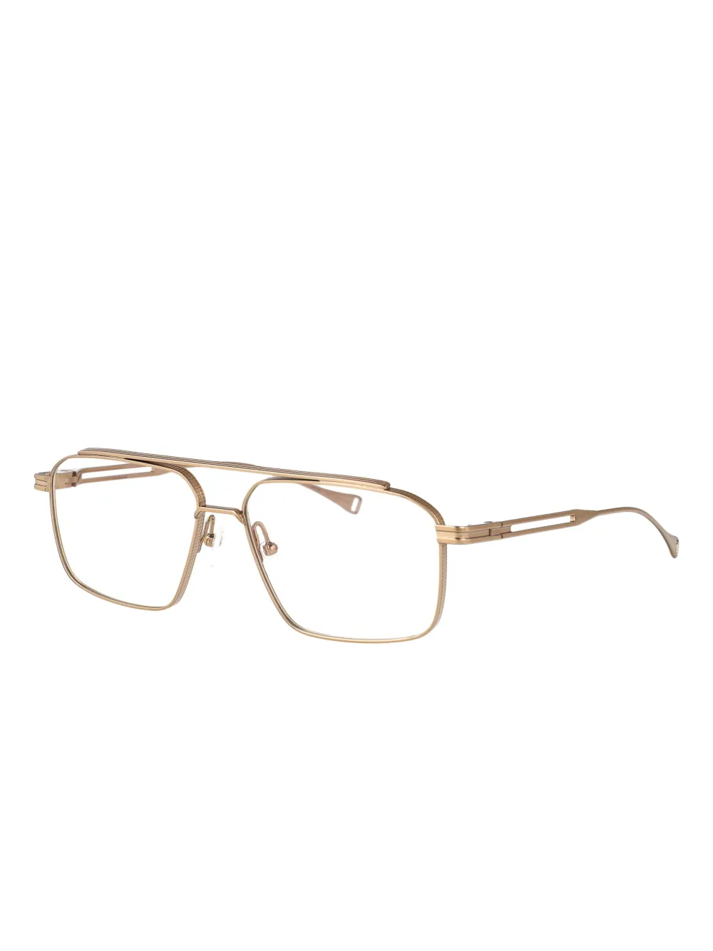 Dita Eyewear LSA-134 bril met dubbele neusbrug Goud