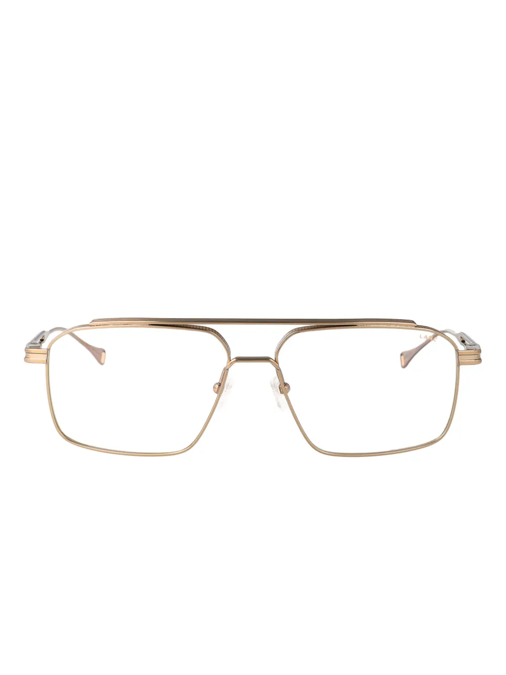 Dita Eyewear LSA-134 double-bridge glasses - ゴールドトーン Dita Eyewear LSA-134 double-bridge glasses - ゴールドトーン