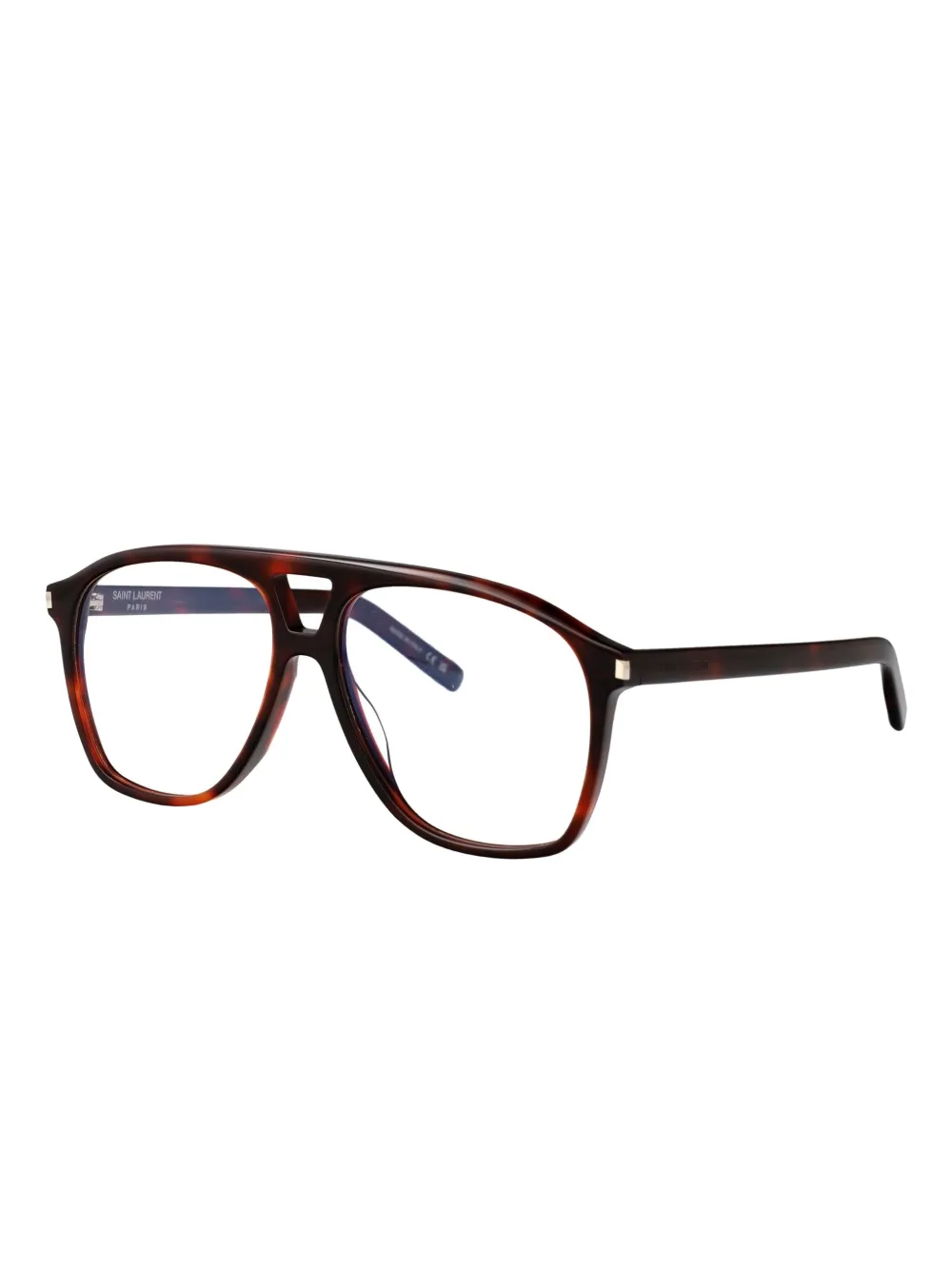 Saint Laurent Eyewear Dune pilot-frame glasses Bruin