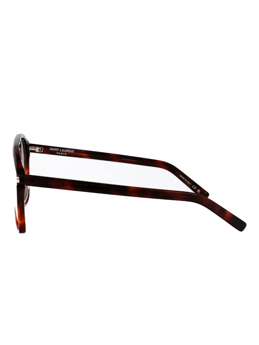 Saint Laurent Eyewear Dune pilot-frame glasses Bruin