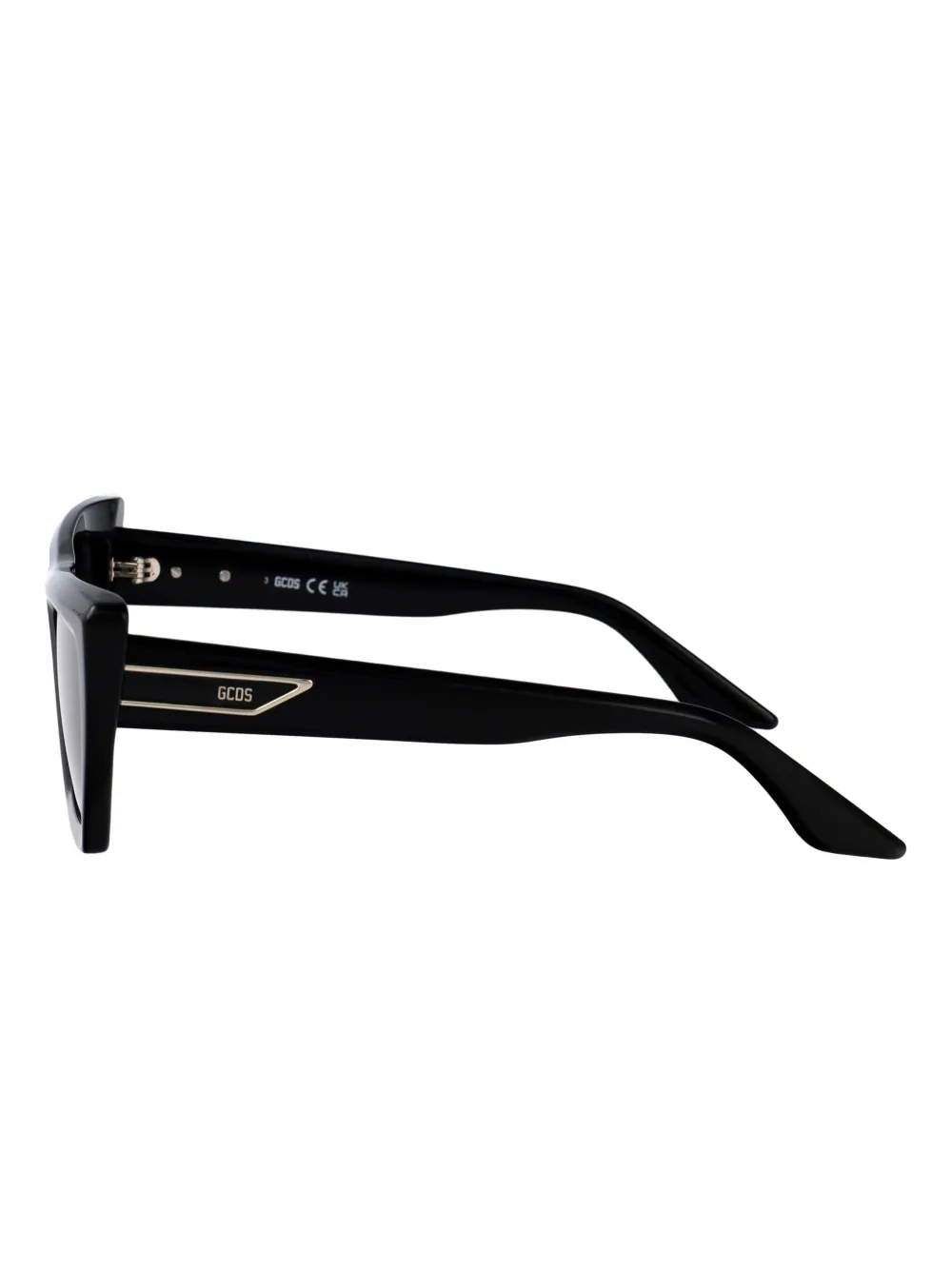 GCDS square-frame sunglasses Zwart