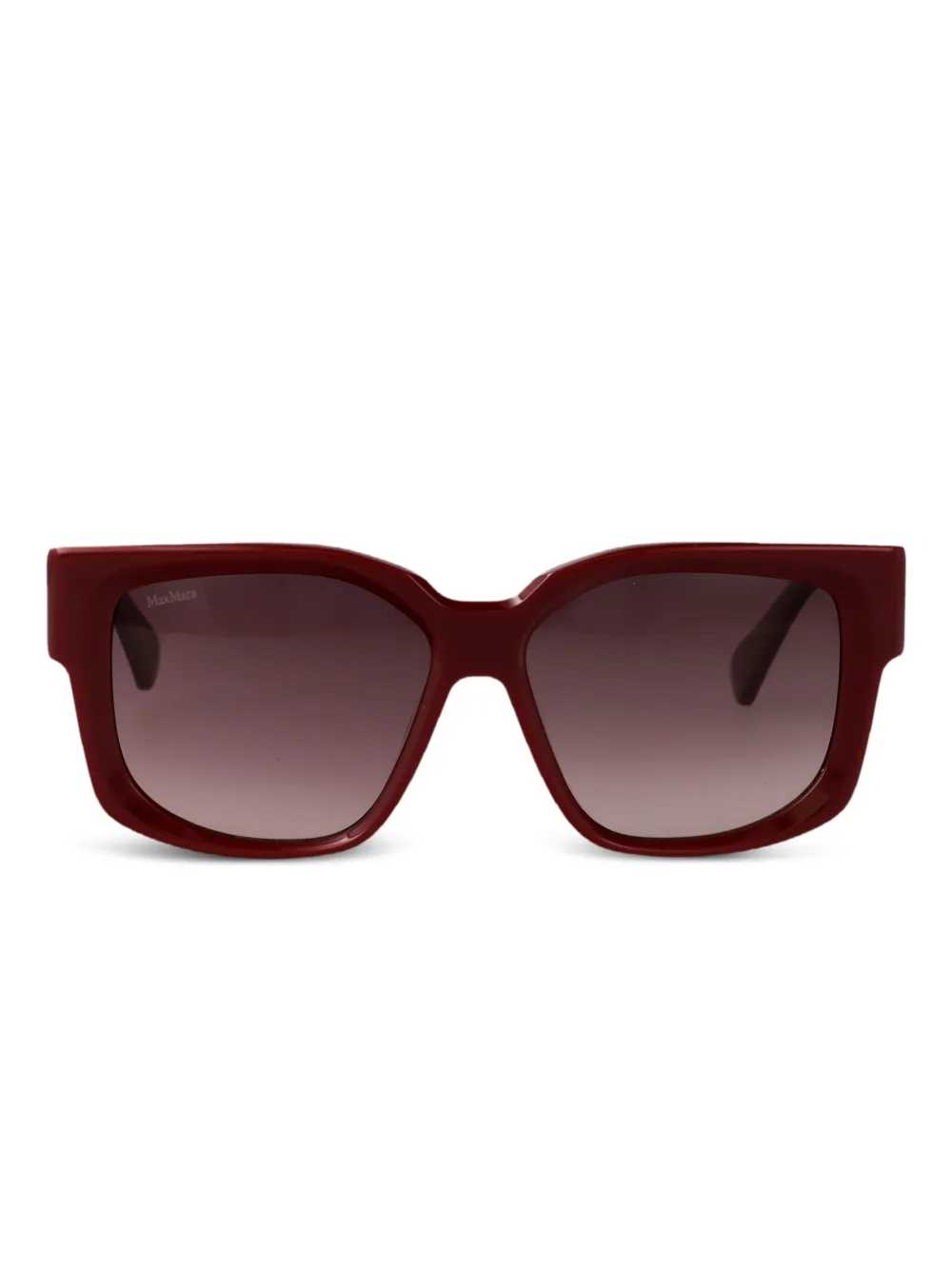 Max Mara Glimpse square-frame sunglasses - レッド Max Mara Glimpse square-frame sunglasses - レッド