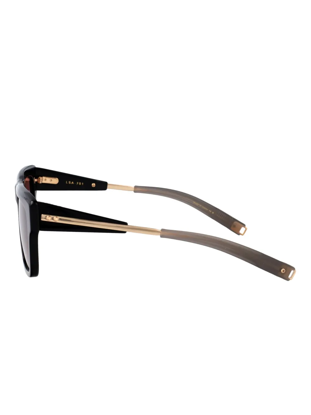Dita Eyewear LSA-701 zonnebril met vierkant montuur Zwart