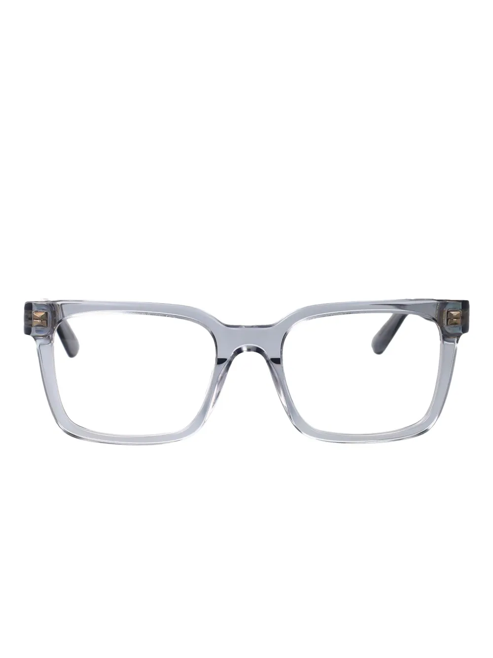 GCDS logo-detail glasses Grijs