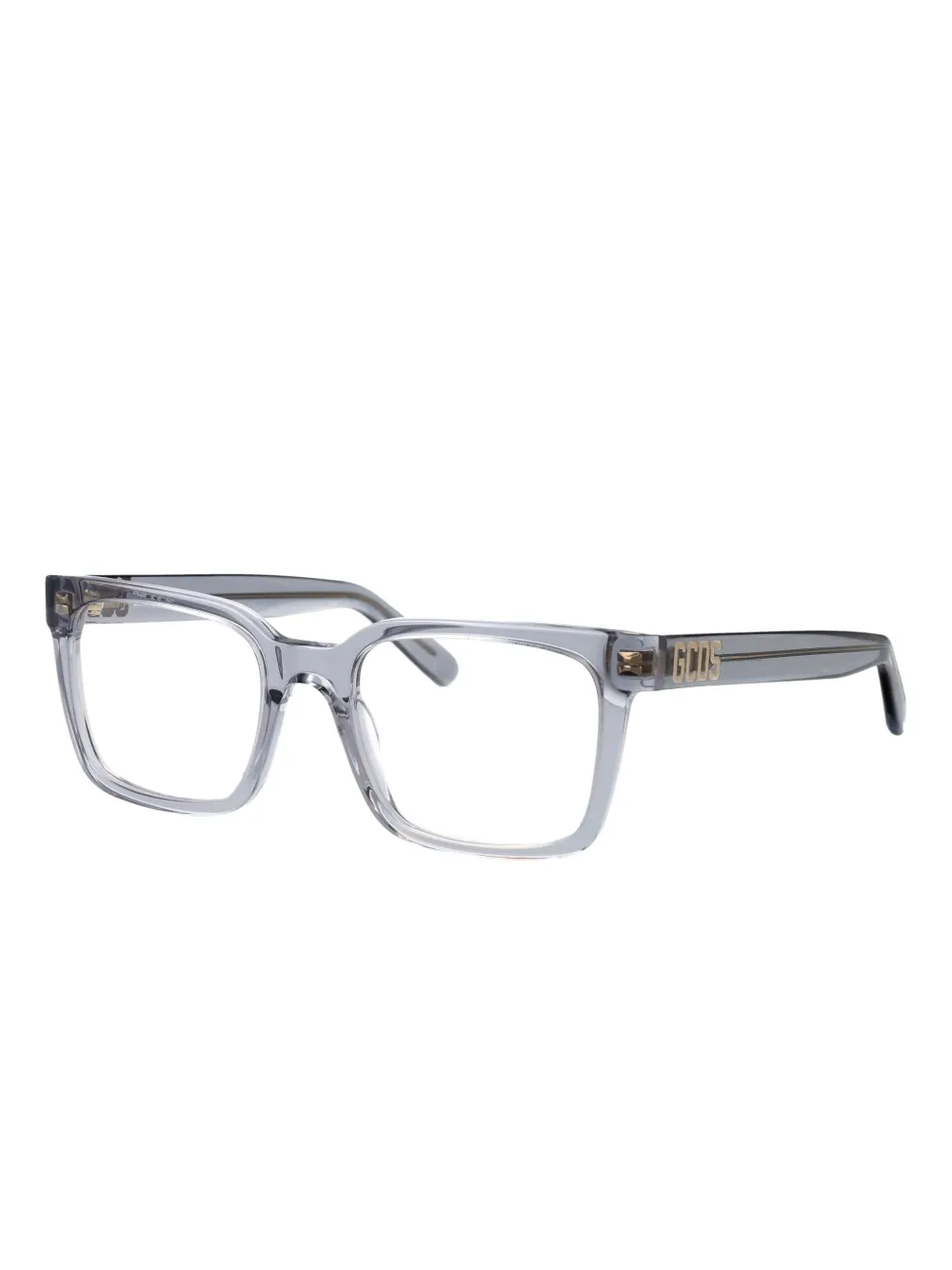 GCDS logo-detail glasses Grijs