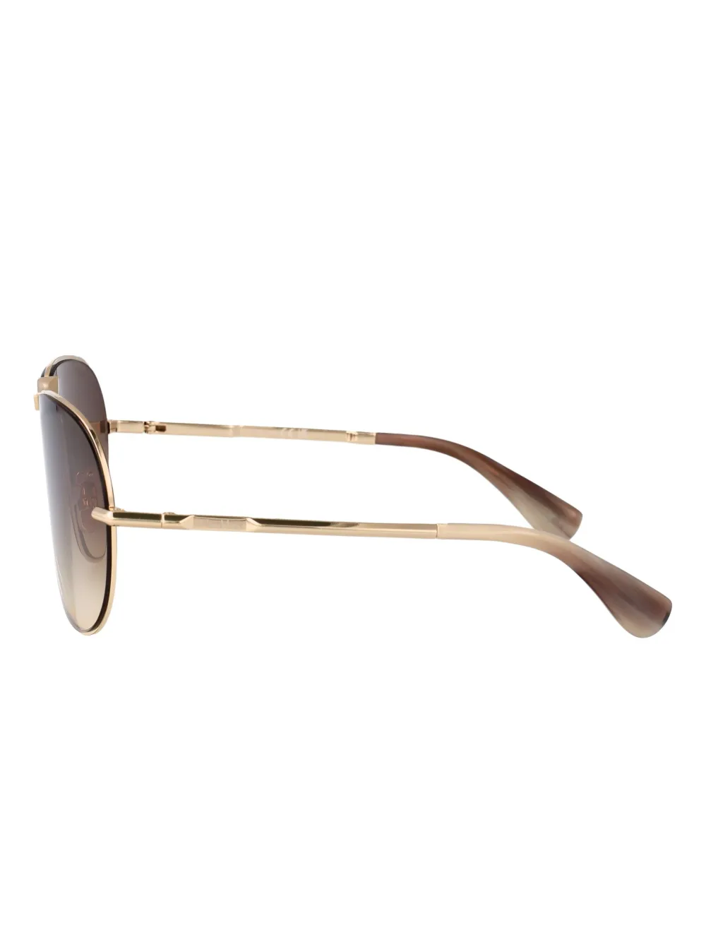 Max Mara Eyewear Miller 2 zonnebril met metalen montuur Bruin