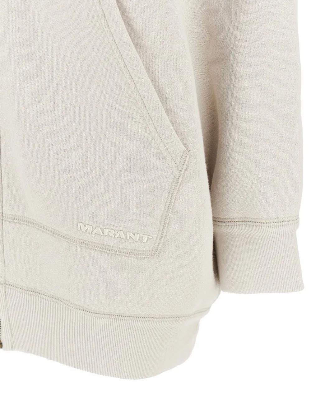 MARANT ÉTOILE zip-up hooded sweatshirt | Sweaters | Image 2
