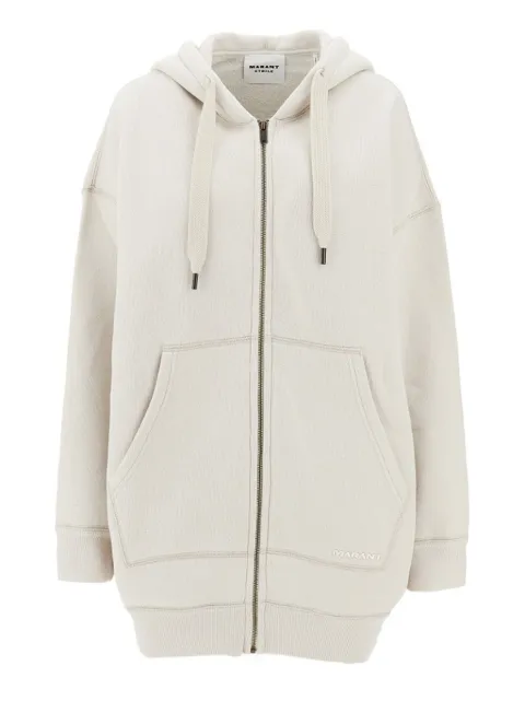 MARANT ÉTOILE zip-up hooded sweatshirt