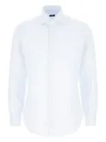 Barba button-cuff shirt - Blue