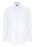 Barba button-cuff shirt - Blue
