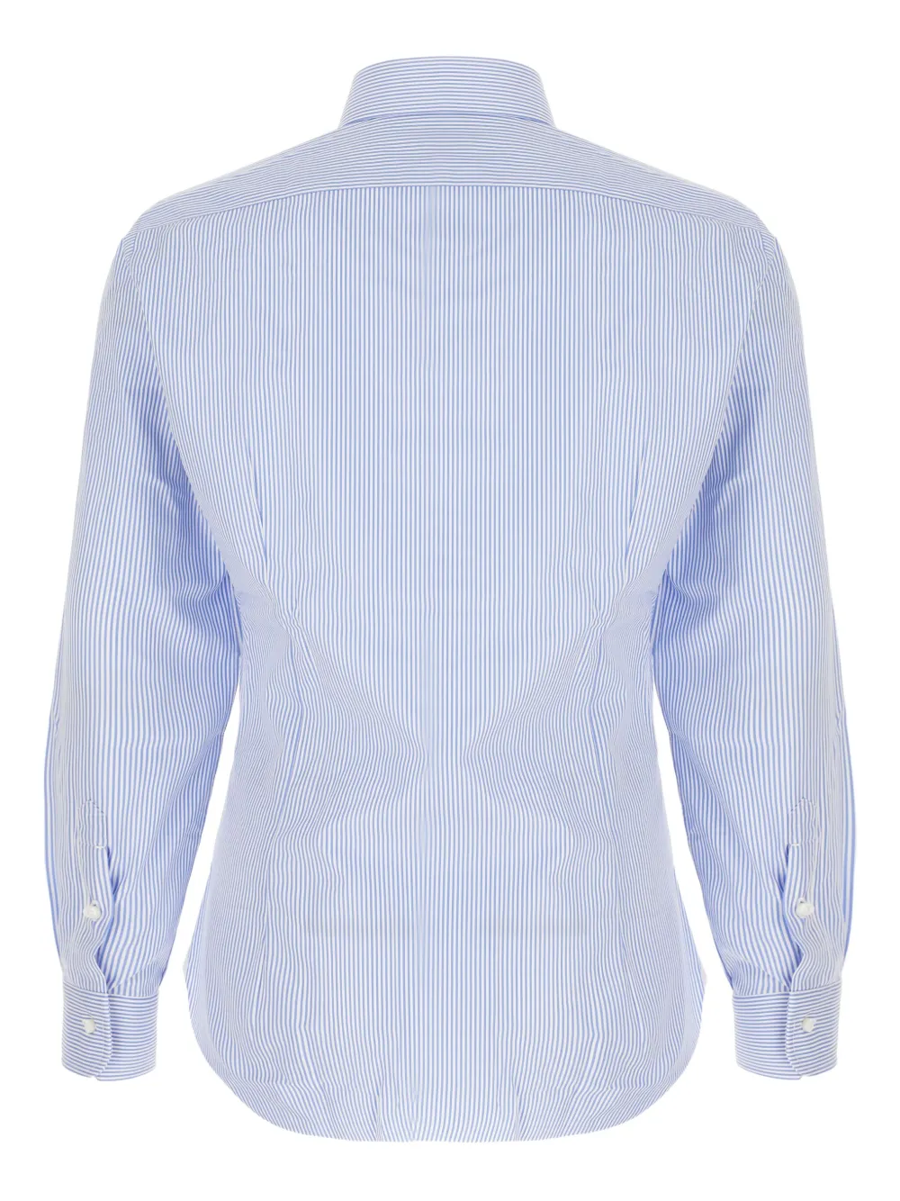 Barba Gestreept overhemd met lange mouwen - Blauw