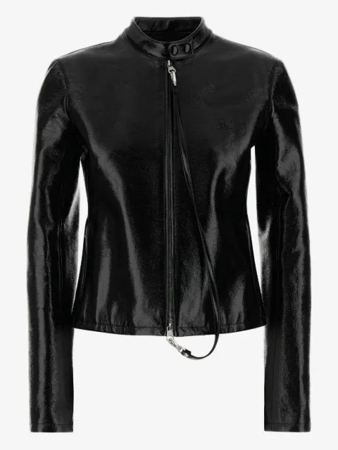 Courrèges City Jacke in Vinyl-Optik