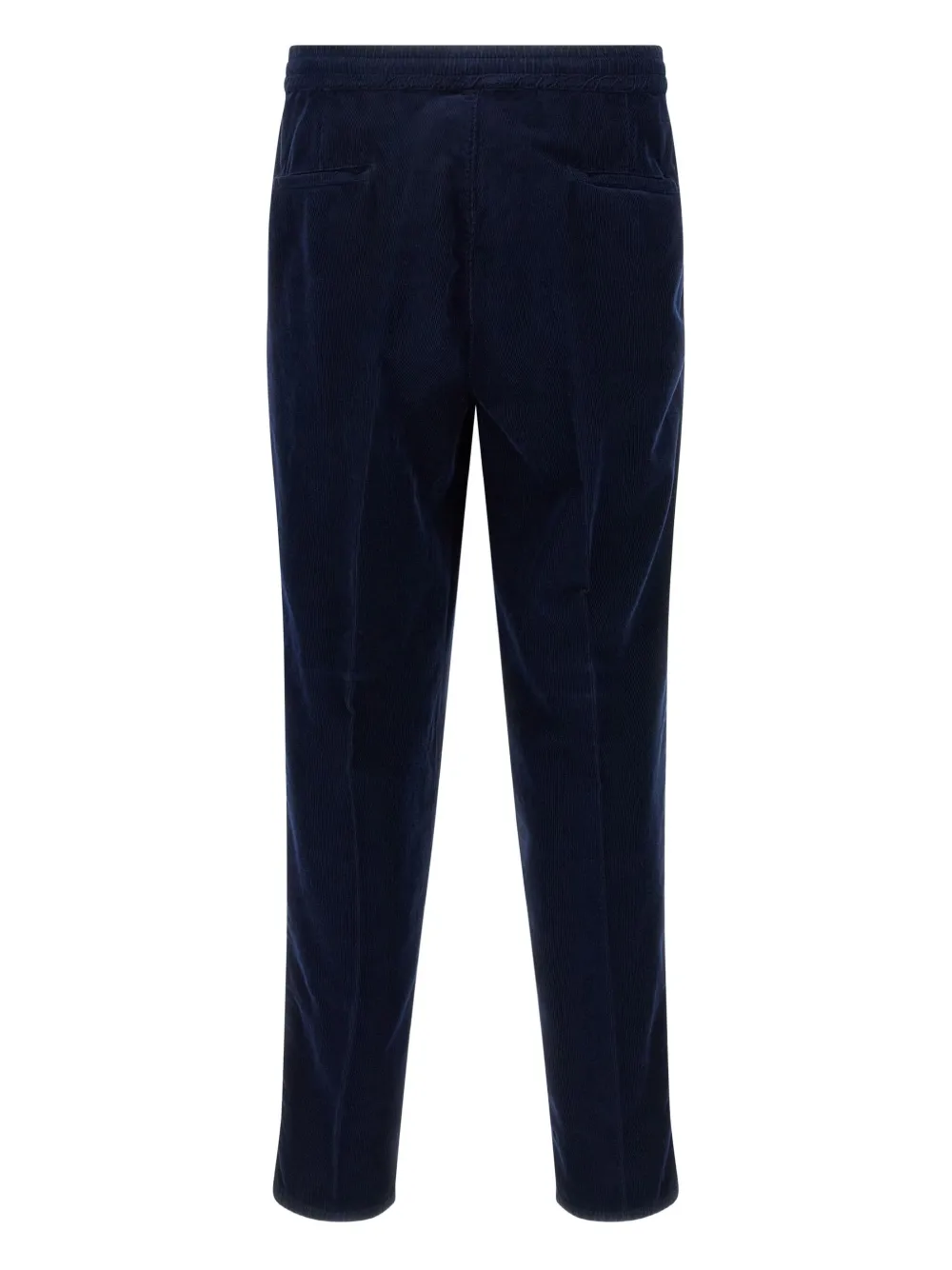 Brunello Cucinelli drawstring pleated trousers Blauw