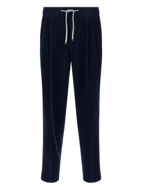 Brunello Cucinelli drawstring pleated trousers