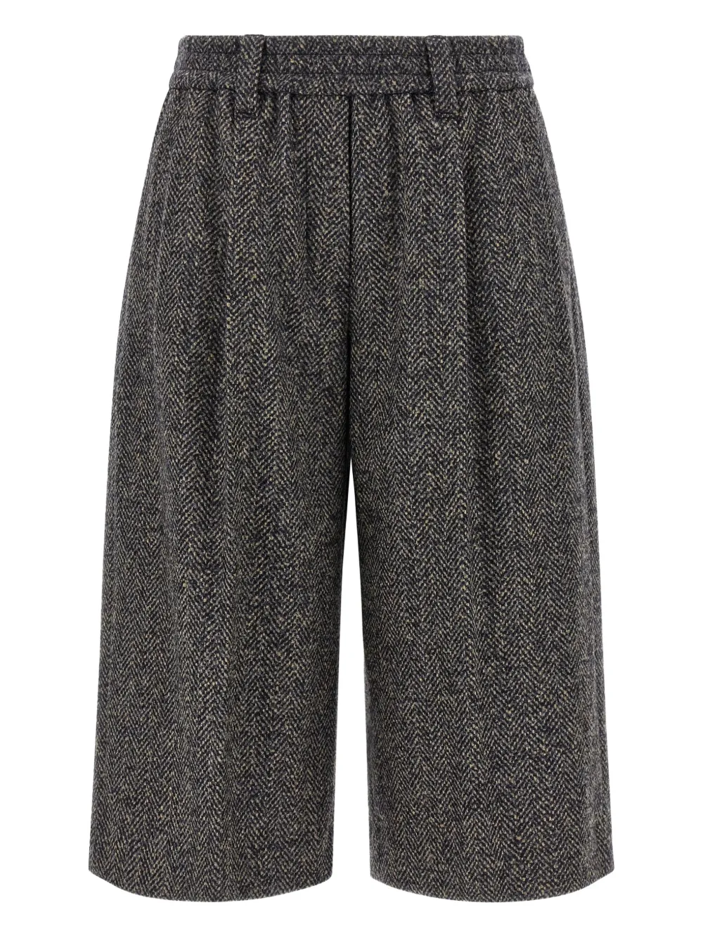 Brunello Cucinelli herringbone shorts Grijs