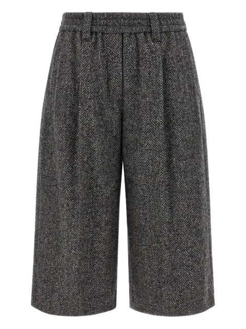 Brunello Cucinelli herringbone shorts